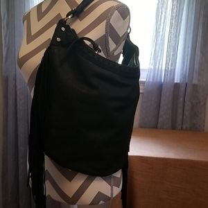 Shiraleah Chicago leather fringe purse